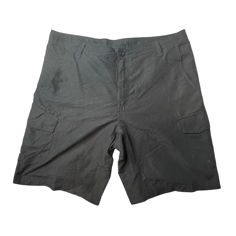 Magellan Cargo Shorts Mens 38 Black Water Repellent Hiking Fishing Utility SGMGM